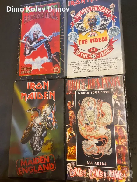 Iron Maiden VHS Колекция. Оригинали., снимка 1