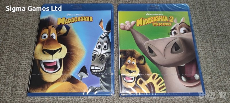Blu-ray-Madagascar 1-Madagascar 2, снимка 1
