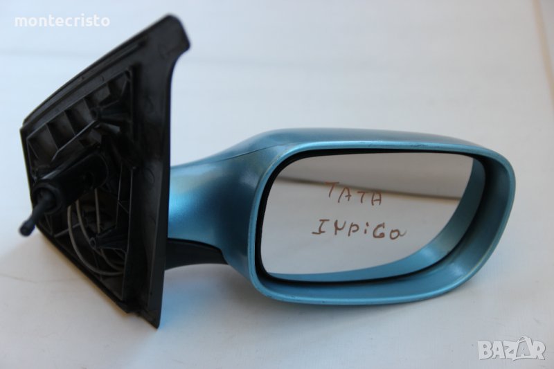 Дясно механично огледало Tata Indica / Тата Индика / 🔵Цвят: Светло Син, снимка 1