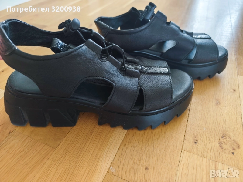 Дамски сандали, естествена кожа, снимка 1