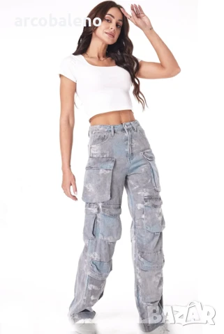 Ликвидация! Дамски дънки с висока талия