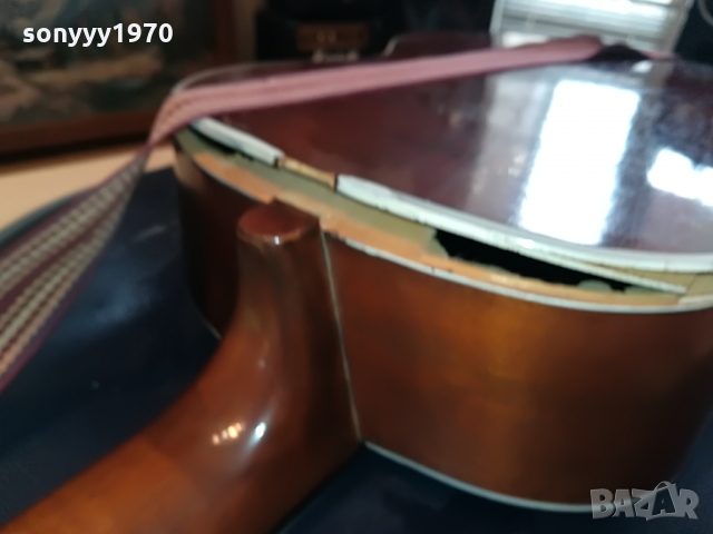 КИТАРА С КОЖЕН КАЛЪФ ВНОС ГЕРМАНИЯ 1403221121, снимка 9 - Китари - 36097776