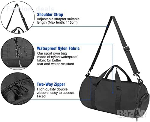 Нова голяма сгъваема туристическа чанта Сак багаж за пътуване път фитнес, снимка 9 - Сакове - 40383712