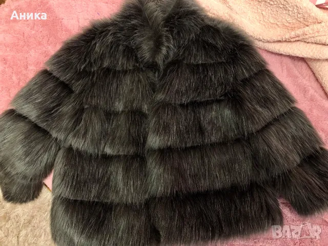 Дамско палто от изкуствен косъм, снимка 5 - Палта, манта - 44732012