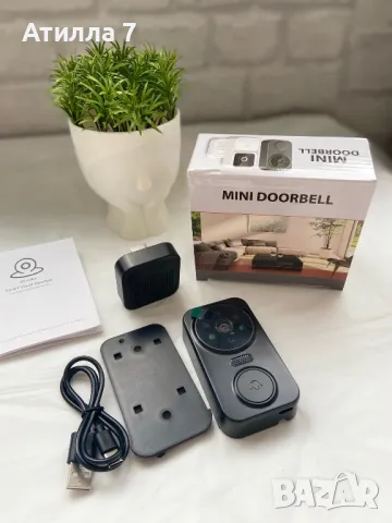 Безжичен Звънец с Камера / Видео Звънец за Врата, снимка 2 - Други стоки за дома - 48278926