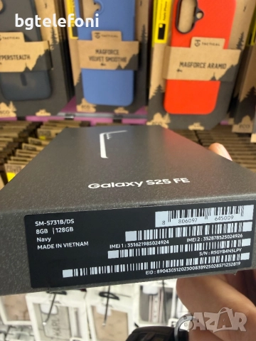 Samsung S25FE 8/128 navy,чисто нов,неaктивиран,2 години гаранция, снимка 3 - Samsung - 52848521