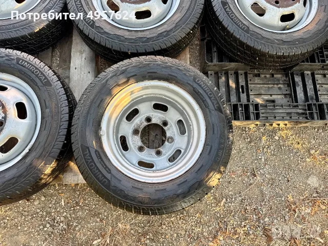 6бр.Джанти 16" 6x170+НОВИ ЗИМНИ ГУМИ Uniroyal 195/75/16C за бус ДВОЙНИ  ГУМИ Iveco Daily(2000-2026), снимка 10 - Гуми и джанти - 56210806