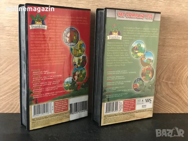 ПОРЪЧАНИ !!! Видеокасети “ ФРАНКЛИН “ VHS , снимка 2 - Други жанрове - 56268682