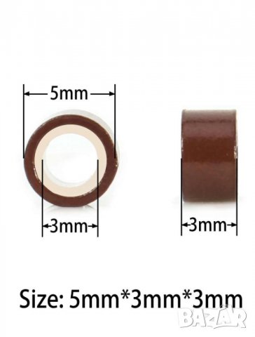 500 броя Капси със силикон за удължаване на коса, Микро капси със силикон КОД ring2, снимка 5 - Аксесоари за коса - 39464273