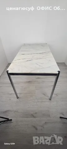 Бюро от марката на USM Haller класическа мраморна маса за офис или дома обзавеждане , снимка 7 - Бюра - 48472597