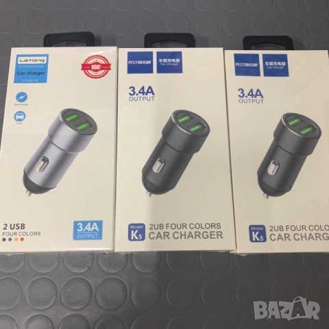 Зарядни за кола Letang/Peston, снимка 2 - Аксесоари и консумативи - 52052331