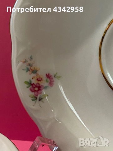 Kahla.Germany.1960-те. Порцеланови чинийки., снимка 5 - Антикварни и старинни предмети - 52679886