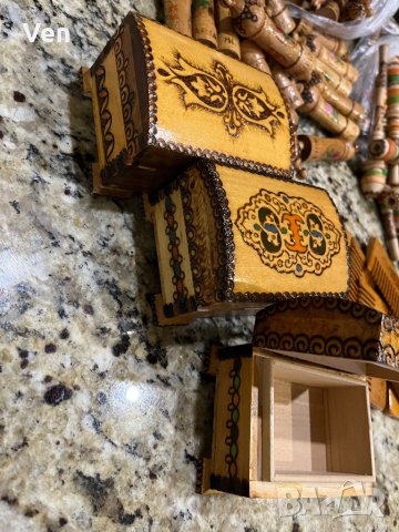  Цигаре Хаванчета Кутии Дърво Ръчна изработка, снимка 5 - Декорация за дома - 41684202