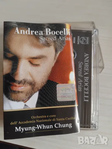 Andrea Bocelli - Sacred Arias - оригинална аудио касета музика