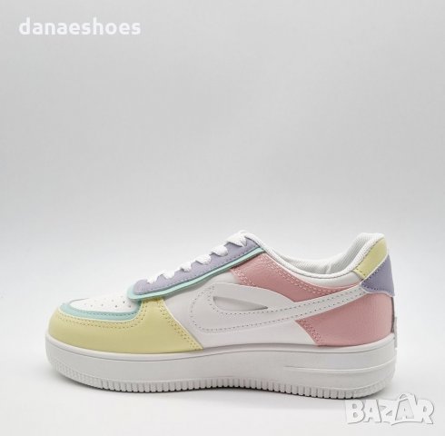 Дамски цветни сникърси AIR, снимка 5 - Дамски ежедневни обувки - 35663552