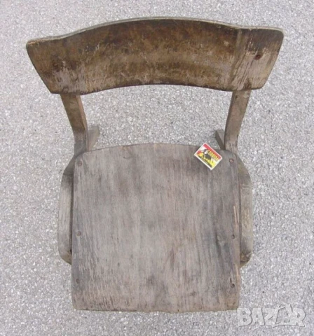 Оригинал Български Дървен СТОЛ 42x50x82 см тип профилен Седалка с Облегалка Колекция Столове БАРТЕР, снимка 7 - Столове - 51099369