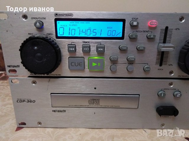 Omnitronic-cdp-360 dual CD player, снимка 2 - MP3 и MP4 плеъри - 38852973