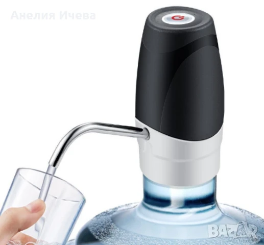 Помпа за вода акомулаторна Rosberg с USB,бяло и черно , снимка 4 - Други - 51410960