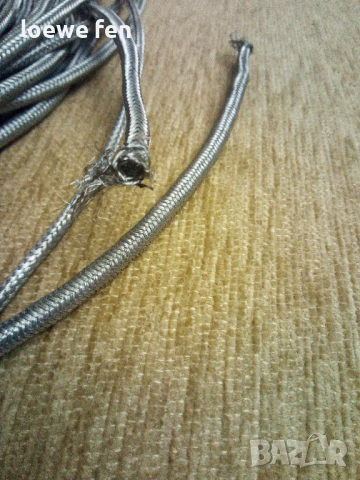 26 метра Стоманена оплетка овал от кабел за термодатчици !, снимка 4 - Ресийвъри, усилватели, смесителни пултове - 36185003