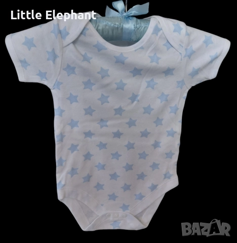 Боди с къс ръкав за 12-18 мес мом големи звезди,колекция"Stars",Англия/ново