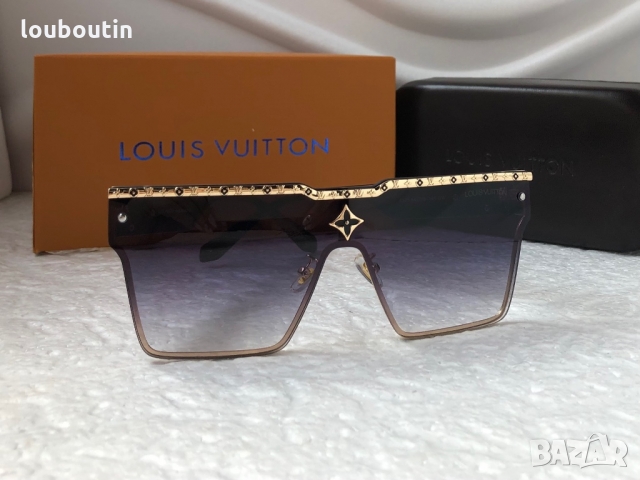 Louis Vuitton 2022 висок клас мъжки слънчеви очила унисекс дамски тип маска, снимка 9 - Слънчеви и диоптрични очила - 36063830