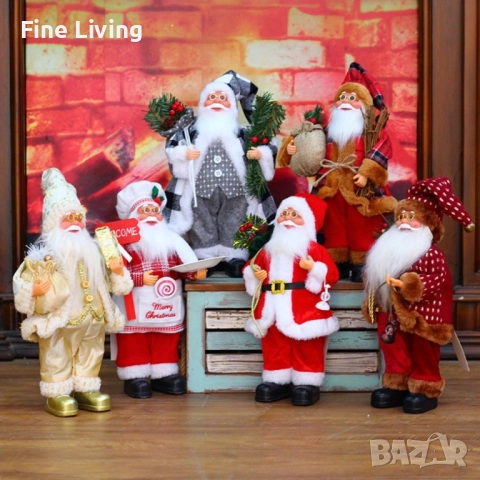 Фигурка Дядо Коледа в традиционно облекло, 30 см. SD28, снимка 4 - Декорация за дома - 52105007