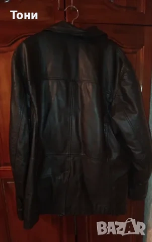 Ново Мъжко Зимно Яке Изцяло от Натурална Естествена Кожа XL , снимка 8 - Якета - 53661137