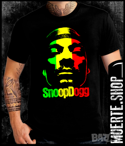 Тениска с щампа SNOOP DOGG JAMAICAN, снимка 1 - Тениски - 36181255