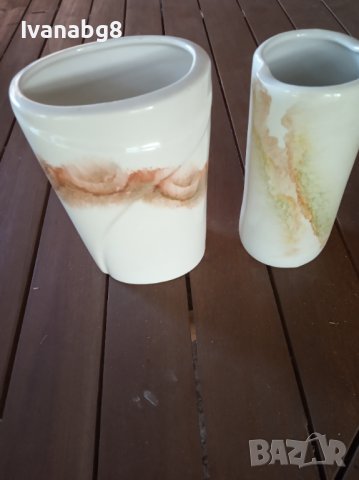 Порцеланови вази, комплект от два броя , снимка 2 - Вази - 41647610