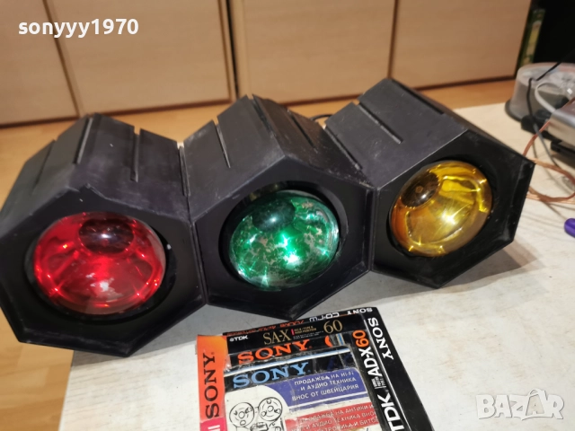 ПРОЖЕКТОРИ 3БР ЗА ЦВЕТОМУЗИКА 36Х12Х12СМ 220В 2012251753, снимка 6 - Ресийвъри, усилватели, смесителни пултове - 52859202