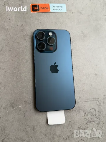 100%🔋 iPhone 15 PRO Лизинг от 19€/мес  Blue Titanium / син 100% батерия 128GB❗️, снимка 4 - Apple iPhone - 56197015