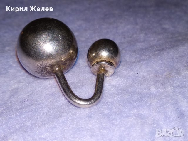 СТИЛНА МОДНА СРЕБЪРНА ПИЪРСИНГ ОБЕЦА СРЕБРО 925 АРТ БИЖУ 38758, снимка 3 - Обеци - 41741802