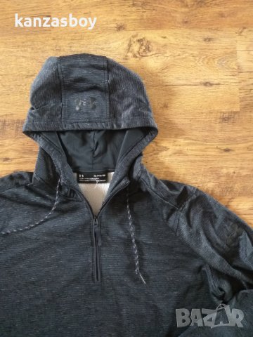 Under Armour Mens AF ICON 1/4 ZIP PO Fleece Top - страхотно мъжко горнище ХЛ, снимка 9 - Спортни дрехи, екипи - 41424382