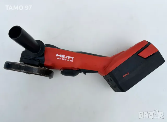 Hilti AG 125-A36 ATC - Безчетков мощен ъглошлайф 2x36V 5.2Ah 2022г., снимка 2 - Други инструменти - 49533265