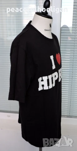 I LOVE HIP HOP RULZERZ WEAR -мъжка оригинална тениска размер XL , снимка 4 - Тениски - 50837972