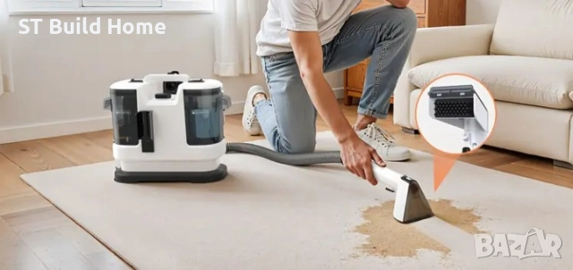 Многофункционална преносима машина за почистване и пране на килими и тапицерия – 16 500Pa мощност!, снимка 6 - Прахосмукачки - 51458819