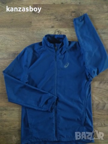 Asics Core Running Jacket en Azul - страхотно мъжко горнище КАТО НОВО, снимка 6 - Спортни дрехи, екипи - 40958387