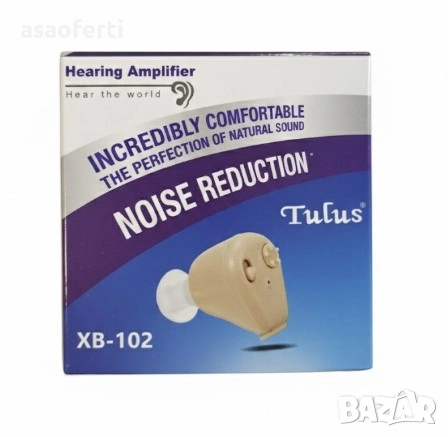 👂 Слухов Усилвател Tulus XB-102 – Noise Reduction, 128 dB Усилване и USB Зареждане, снимка 5 - Други - 52791675