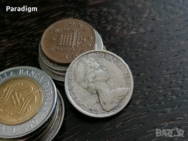 Монета - Австралия - 10 цента | 1966г., снимка 2 - Нумизматика и бонистика - 33959087