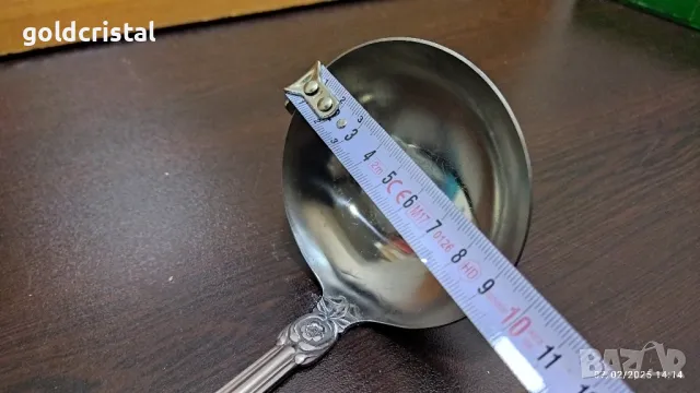 стар немски прибор черпак , снимка 5 - Антикварни и старинни предмети - 49016831