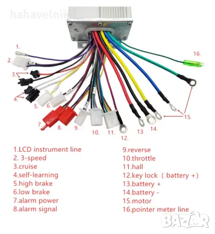 Контролер за електрически велосипед / скутер 500W 36V/ 48V  , снимка 6 - Друга електроника - 33973125