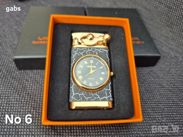 Запалка с часовник в подаръчна кутия,6 цвята, снимка 10 - Запалки - 52534574