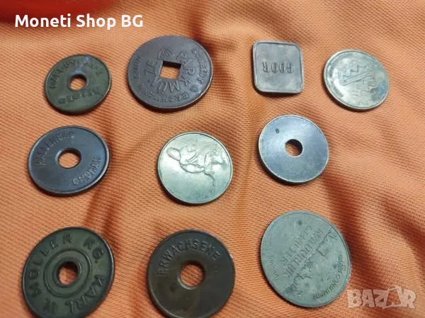 10бр. жетони-токени, снимка 1