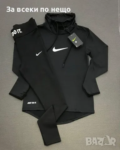 Nike Дамски Спортен Комплект Блуза С Дълъг Ръкав И Клин🔝Дамски Спортен Екип Найк Код VAL-49, снимка 3 - Спортни екипи - 56105244