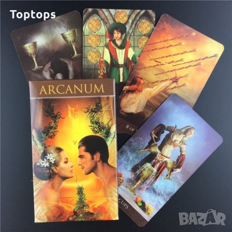 Разкошно красиви таро карти: Thelema Tarot & Arcanum Tarot, снимка 10 - Карти за игра - 34165685