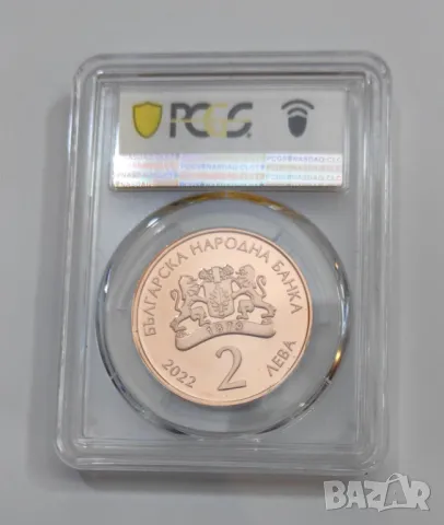 2 лева 2022 Стоянка Мутафова PR 70 DCAM, снимка 5 - Нумизматика и бонистика - 49554503