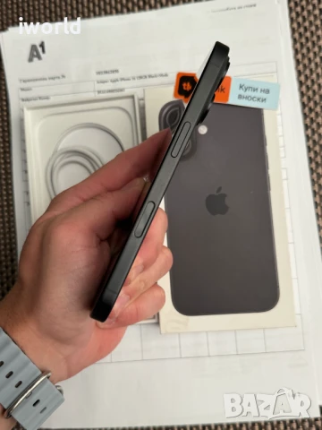 iPhone 16 Black❗️ Лизинг от 51лв/м❗️⚠️ 128GB черен, снимка 7 - Apple iPhone - 50939570