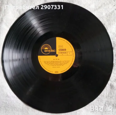 Грамофонна плоча Shirley Bassey "All of me".1970. Emidisc, Германия, снимка 3 - Грамофонни плочи - 48513427