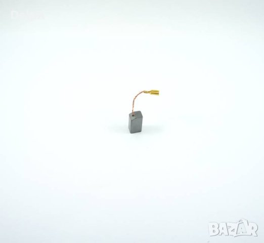 Въглено-графитна четка скосена с извод и накрайник каб.обувка 6x8x14mm, снимка 1