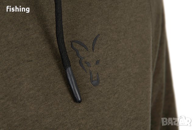 Суичър Fox Collection LW Hoody Green & Black, снимка 8 - Екипировка - 41388753